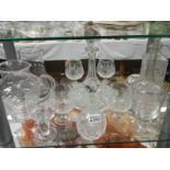 A good lot of cut glass including decanters. COLLECT ONLY.