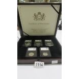 A cased set of 'The 2020 Datestamp UK Specimen Year Set' with certificate.