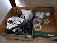 A quantity of CCTV cameras & cables