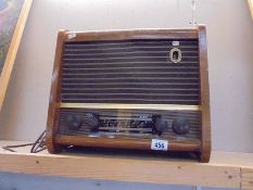 A vintage 'PAM' valve radio.