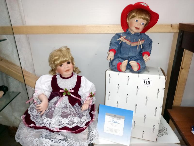 2 Ashton Drake dolls, a Hamilton doll and a Mcmemories doll all boxed etc. - Image 2 of 5