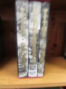 A set of three Mervyn Peake Gormenghast Trilogy Folio Society books.