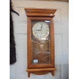 A Seiko quartz Westminster-Whittington wall clock. COLLECT ONLY