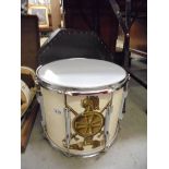 An Olympic white drum in case. COLLECT ONLY.