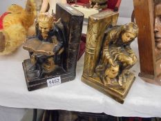 A pair of figural bookends.