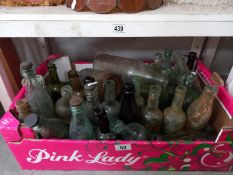 A mixed lot of bottles. Taylor & Co, Henry James etc