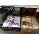 A mixed case of Christmas cards & a mixed crate of loose birthday cards COLLECT ONLY