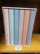 A set of six Folio Society Mapp & Lucia novels by E F Benson,