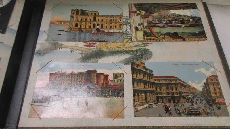 An Eastern style postcard album containing vintage postcards. - Image 8 of 8