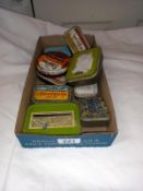 A quantity of vintage tobacco tins including Players Navy cut