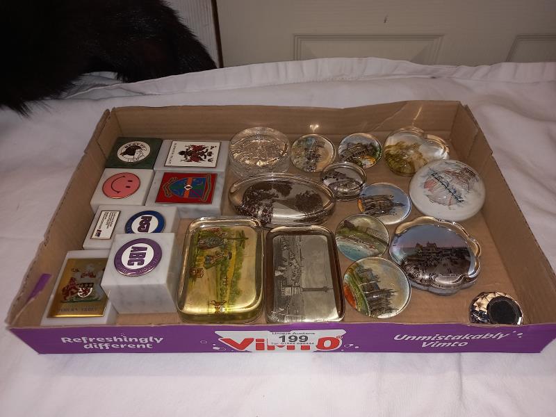 A good lot of souvenir paperweights