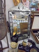 An Italian style dressing table mirror. COLLECT ONLY.