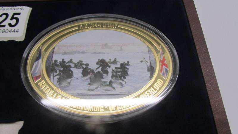 A cased '70th Anniversary of D-Day' coin set. - Image 2 of 6