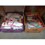 A quantity of mixed Christmas cards & a quantity of mixed greeting cards etc.