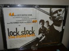 A large Lock Stock and Two Smoking Barrels movie poster. COLLECT ONLY.