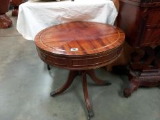 A modern small round coffee/hall table (diameter 60cm, height 59cm) COLLECT ONLY