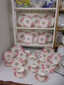 35 pieces of Royal Albert 'Lady Carlyle' pattern tea and dinner ware, COLLECT ONLY.