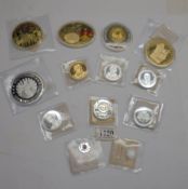 A mixed lot of mainly German commemorative coins.