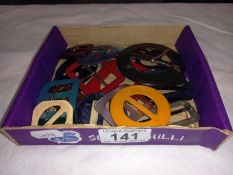 A quantity of 60's style belt buckles