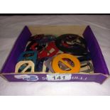 A quantity of 60's style belt buckles