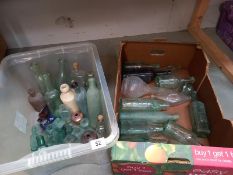 A collection of antique & vintage bottles