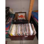 2 boxes of good mixed 45rpm records COLLECT ONLY