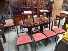 A set of 6 mahogany dining chairs