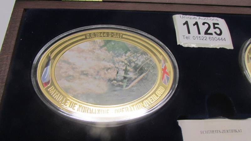 A cased '70th Anniversary of D-Day' coin set. - Image 3 of 6