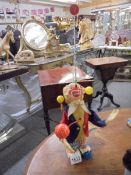 A mechanical clown, made in Japan.