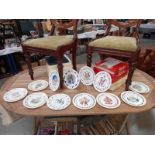 12 Spode Christmas plates dating from 1970 to 1981 (only 11 have boxes)