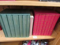 A set of 7 Folio Society Bronte' books, a set of 7 Folio Society Jane Austen books