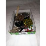A mixed lot of costume jewellery and manicure items