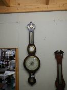 A Victorian mahogany barometer, COLLECT ONLY.