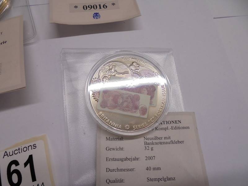 Seven 'British Banknote' coins in case. - Image 6 of 6