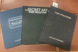 3 limited edition the Erotic Print Soc books by Tom Poulton The Lost Drawings, Artists Sketchbook