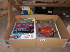 A quantity of magazines on Classic cars & motorbikes