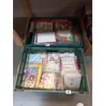 A quantity of mixed Christmas cards & a quantity of mixed greeting cards etc.