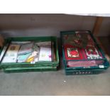 A quantity of mixed Christmas cards & a quantity of mixed greeting cards etc.