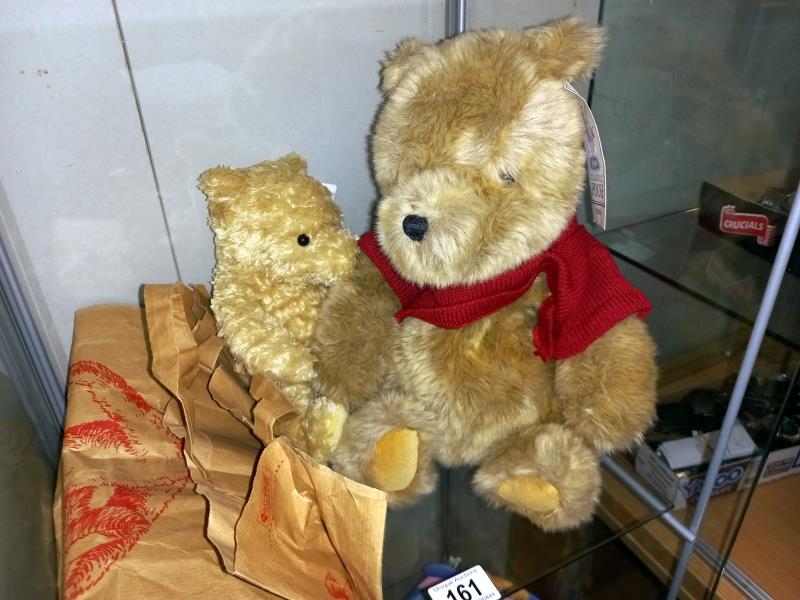A limited edition boxed Steiff Winnie the Pooh and 2 Winnie the Pooh teddy bears with tags and 2 - Image 3 of 4