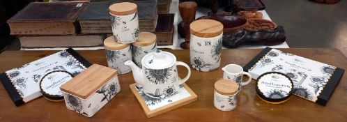 A quantity of 'Sunflower' kitchen ware by The Royal Horticultural Society