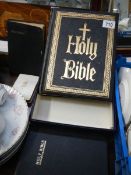 A large modern Bible etc.,