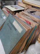 A large lot of 78 rpm records.