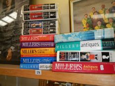 A quantity of Lyle and Miller antique reference books.