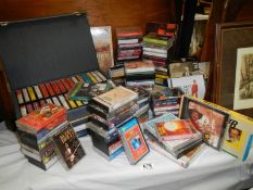 A quantity of CD's, talking books etc.,