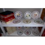 12 Spode Christmas plates dating from 1970 to 1981 (only 11 have boxes)