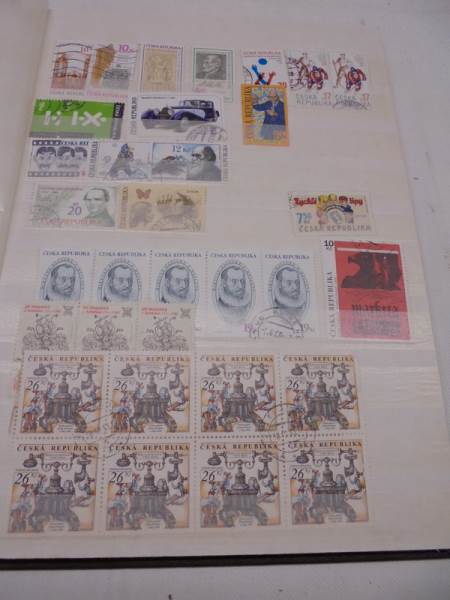 Three albums of Czech Republic, Hungary and Romania stamps. - Image 12 of 13
