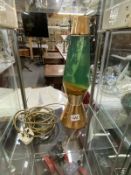 An original lava lamp in working condition.