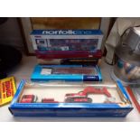 3 Corgi classics & 1 Siku Die cast commercial vehicles (2 boxes A/F)