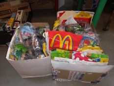 A quantity of Mcdonalds toys including Disneyland Paris & Hot Wheels etc. Collect Only.