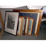 A varied selection of used picture frames